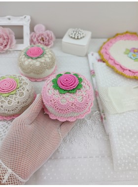 Crochet Pin Cushion.